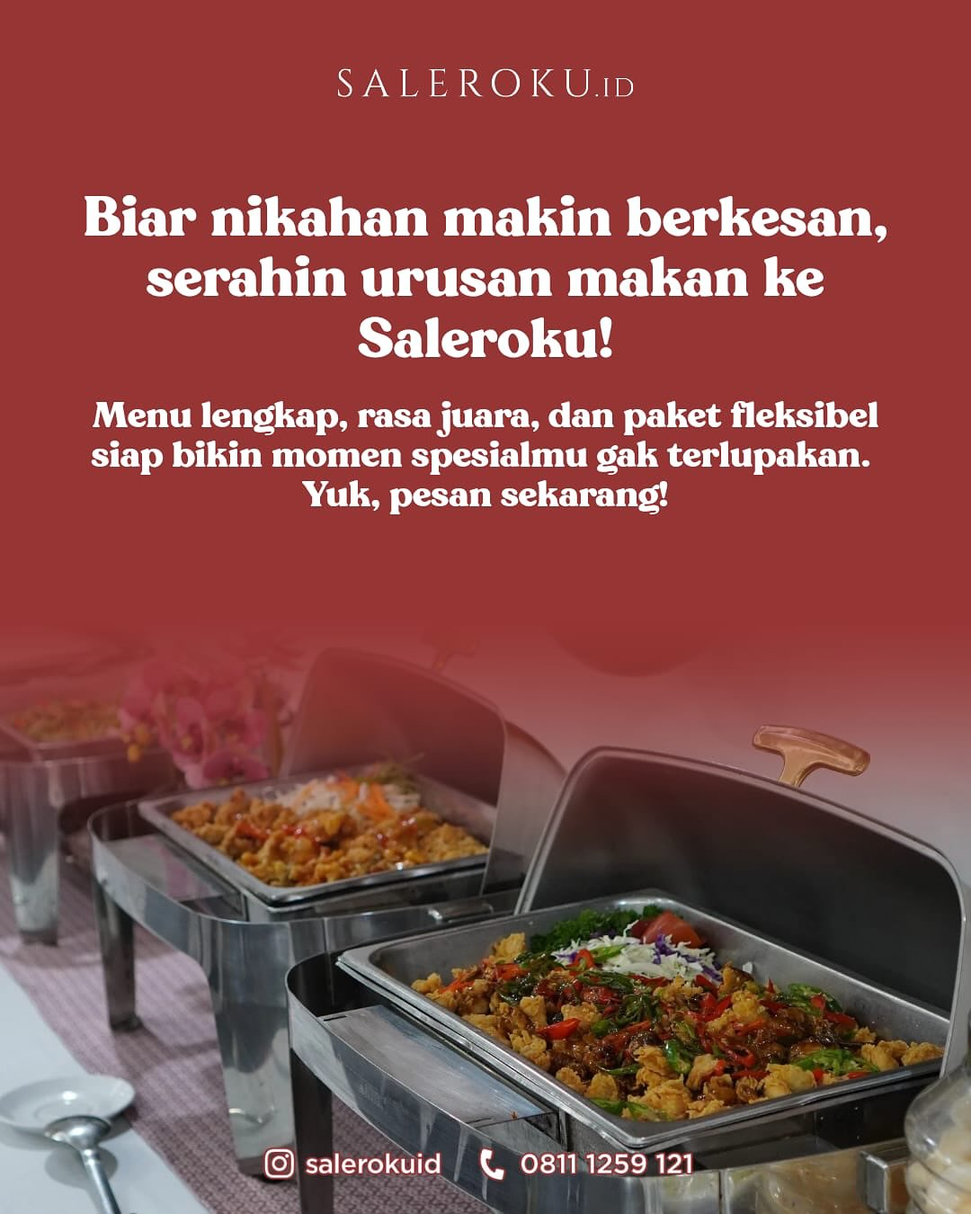 saleroku adalah catering pernikahan terbaik yang melayani area Tebet Jakarta Selatan dengan menu enak