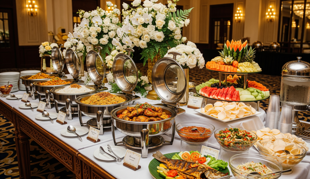 tips memilih menu catering prasmanan untuk acara pernikahan agar berkesan untuk anda dan pasangan