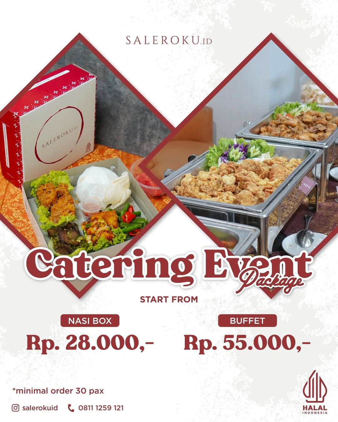 catering event package dari saleroku catering tahun 2025 cocok untuk mengadakan ber bagai acara agar berkesan